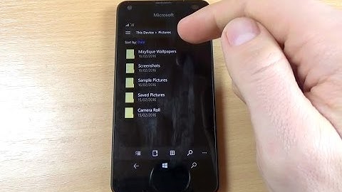 Microsoft Lumia 550 - How to Copy/Move Transfer your Files Photos Videos Folders to SD Memory Card