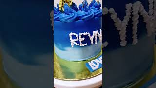 Royal Blue whipping cream Icing