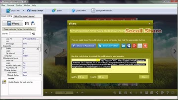 Change Flash Language of 3Dbook with 3D PageFlip Standard