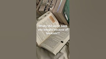 Thumbnail of Whats the worst book you bought because of booktok?#books#booktok#shorts