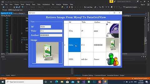 نقل صورة من DataGridView الى PicutreBox | سي شارب مع قواعد البيانات | C# | Mysql | [Source Code]