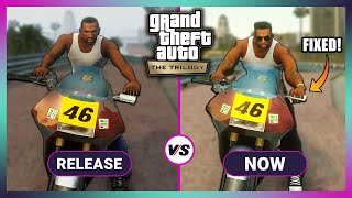 GTA Trilogy Definitive Edition - Release vs Now (2024) Comparison by The Gameverse 32,031 views 3 months ago 10 minutes, 1 second