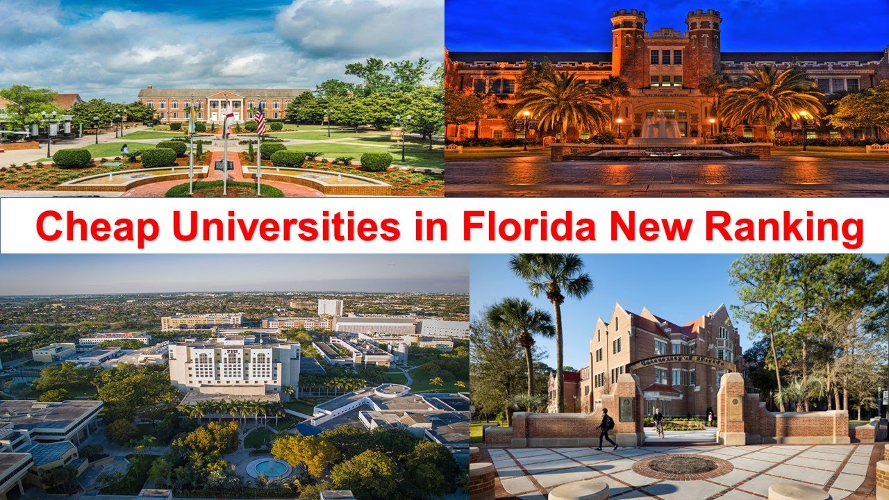 Cheap Universities in Florida New Ranking |  Florida Colleges