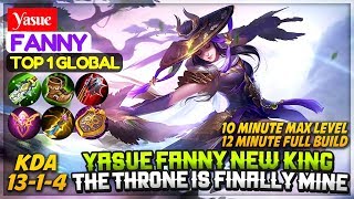 Yasue Fanny New King, The Throne Is Finally Mine Top 1 Global Fanny Yasue Fanny Mobile Legends