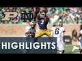 Purdue vs. Notre Dame | EXTENDED HIGHLIGHTS | 9/18/2021 | NBC Sports