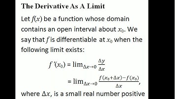 The Derivative as a Limit|First Sem UG|Calicut University|Complimentary Course Mathematics-1