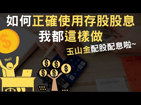 如何正確使用存股股息｜我都這樣做｜玉山金配股配息啦~