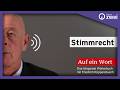 Stimmrecht – Das Wort der Woche