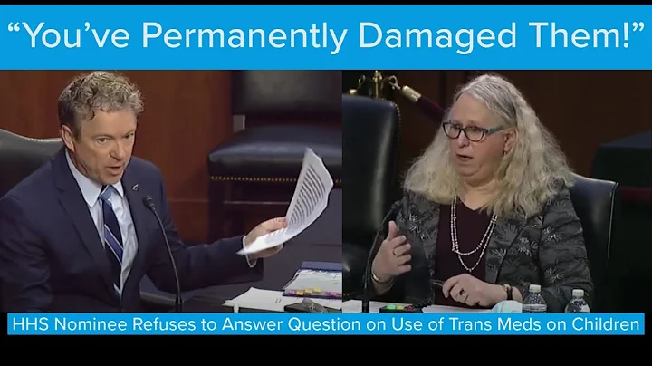 Rand Paul Grills HHS Nominee Rachel Levine on Tran...
