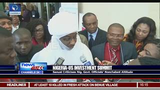 Famous Emir Sanusi Lambasts Nigerian Ministers For Missing Meeting With Investors Washington Wealth