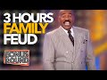 Steve harvey family feud  3 hours of the best moments