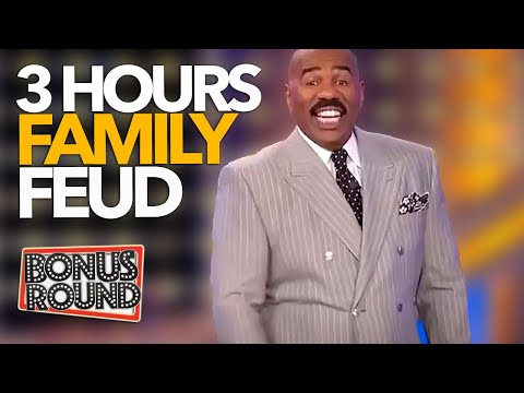 Steve Harvey Family Feud | 3 Hours Of the Best Moments