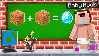 I Sent Baby Noob1234 to Minecraft School! *expelled*