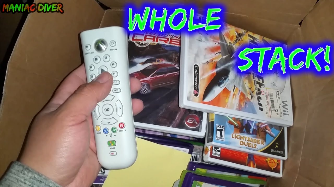 XBOX 360 CASES!!! Gamestop Dumpster Diving 48 YouTube