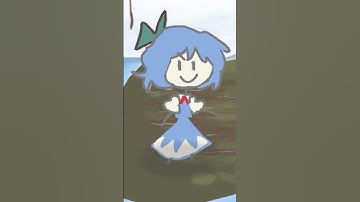Cirno Freezes Frogs in Draw a Stickman 2 (gOnE wrOnG 😨) Touhou Project meme