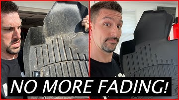 How To Clean Rubber Floor Mats - Return them back to black!