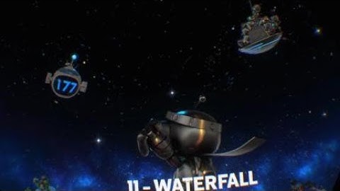 ASTRO BOT Rescue Mission™ waterfall