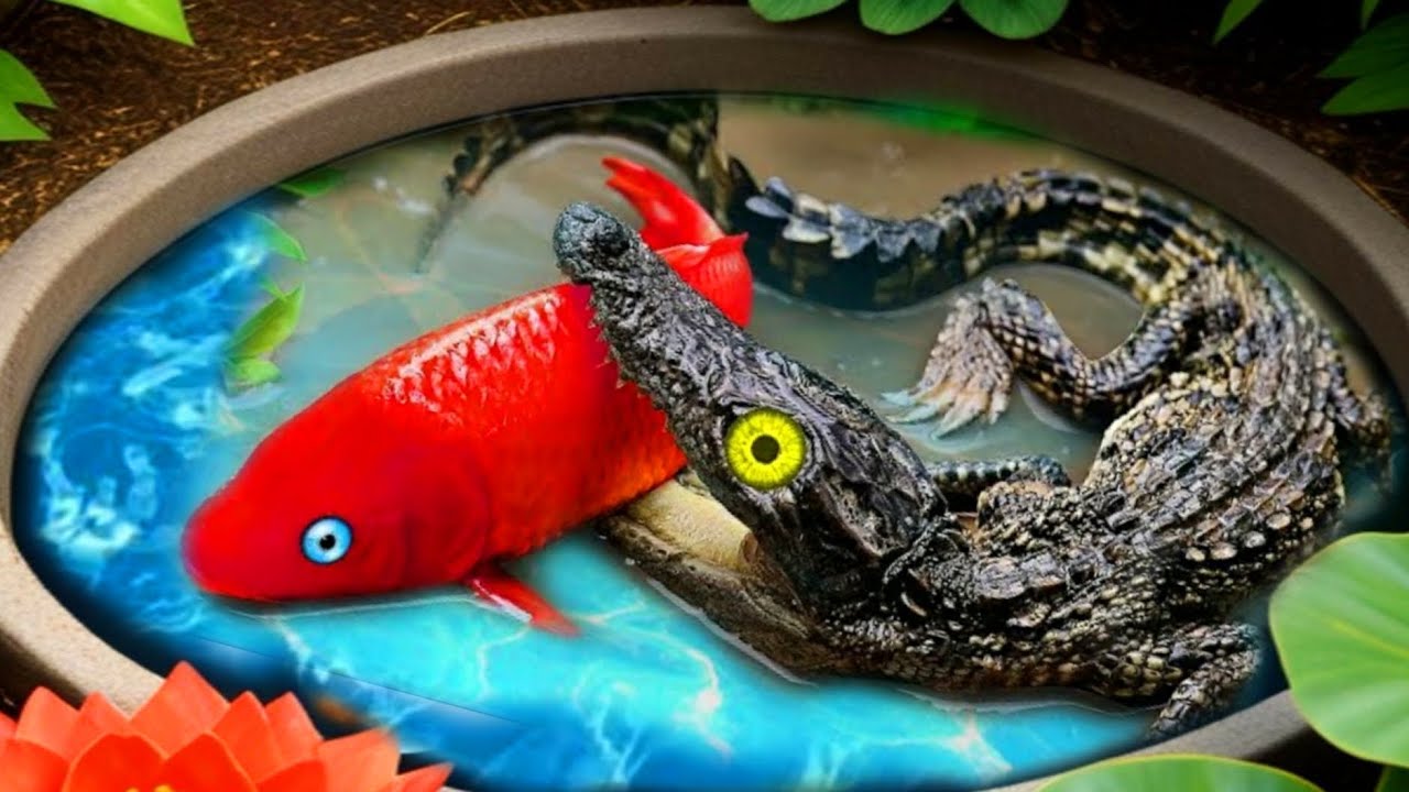 Amazing Fishing | Catch More Colorful FrogsIn Tiny Pond, Phoenix Fish, Angel Fish,Aquarium Fish