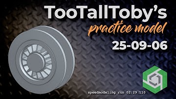 Onshape Speedmodeling Too Tall Toby Practice Model 25-09-06