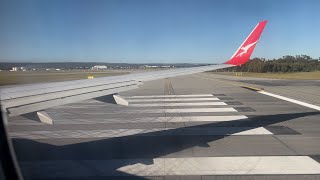 Gorgeous Takeoff Qantas 737-800 Vh-Vxa Takeoff From Perth. 4K 60