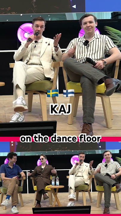How Kaj’s Kevin and Jakob became friends #melodifestivalen #eurovision #eurovision2025