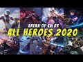 ALL HERO OF ARENA OF VALOR 2020 MOBA GAME