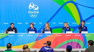 2016 Olympic Games Press Conference Womens Freestyle Wrestling