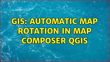 GIS: Automatic map rotation in map composer QGIS