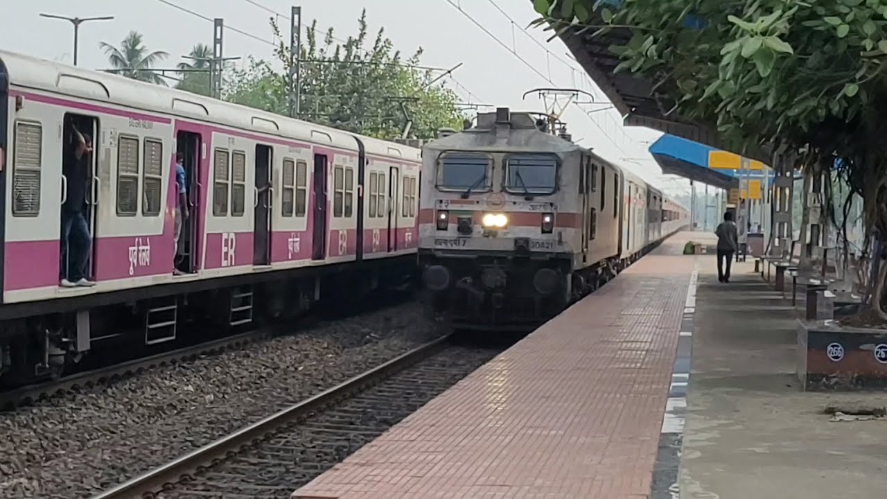 किमी प्रति घंटे सुपर फास्ट ट्रेनएचबी-कॉर्ड पर 140km/h New Jalpaiguri Express Ahmedabad-Kolkata 