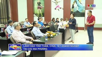 Bí thư Tỉnh ủy thăm, chúc Tết các doanh nghiệp đầu năm tại huyện Bến Lức I LONG AN TV