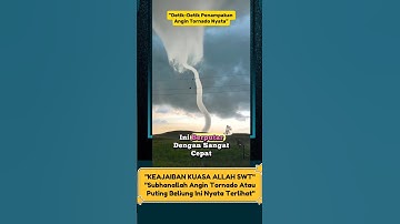 Penampakan Angin Puting Beliung Yang Nyata #shorts #info #dunia