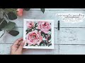 How to Paint Abstract Flowers | Loose Acrylic Rose Painting