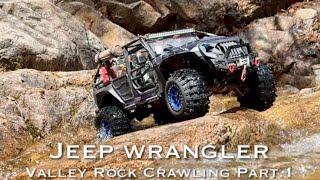 Jeep Wrangler Rock Crawling in the Valley. part1.