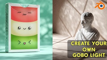 How to create your own gobo Lights in blender!
