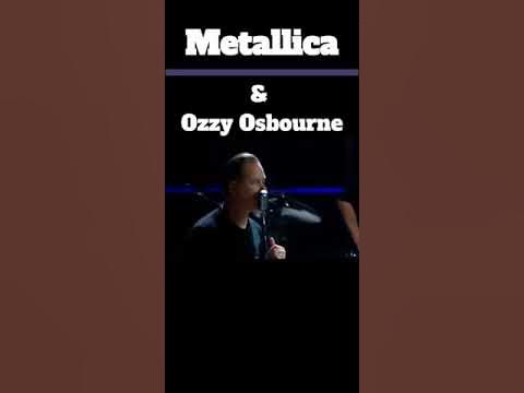metallica ozzy osbourne iron man and paranoid