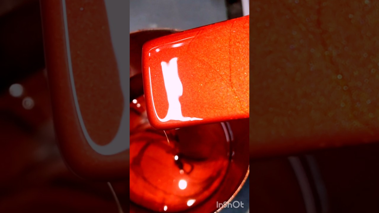 Metallic Orange paint making 