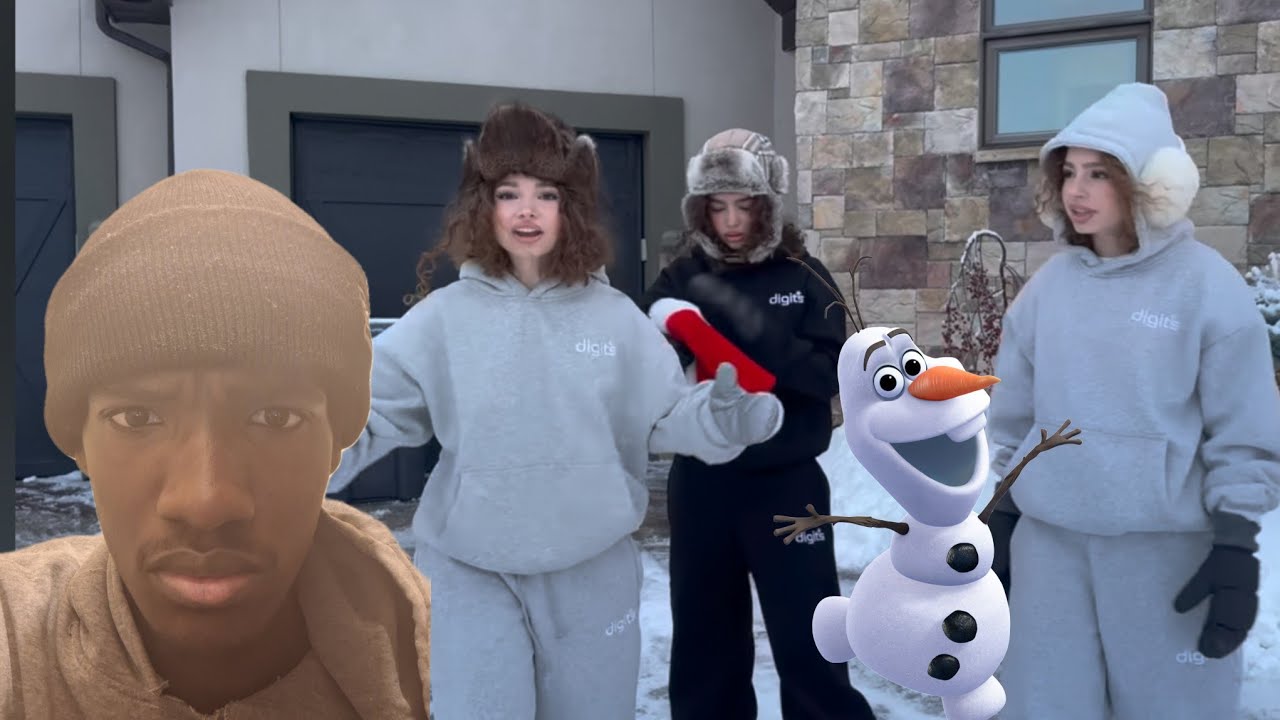 Reacting To The Kalogeras Sisters BUILD A SNOWMAN⛄️