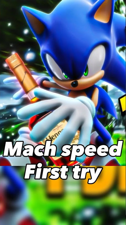 Sonic 06 Mach Speed FIRST TRY?! #sonic #sonic06