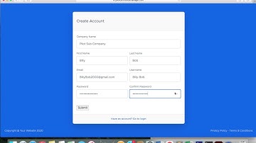 Pilot Car Invoice Manager New Account Registration Tutorial