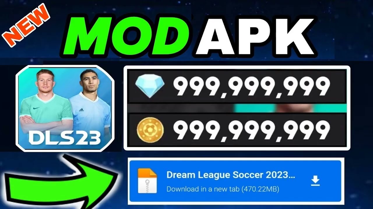 Dream League Soccer 2023 v10.230 Apk [Mod Menu/Energia Infinita]