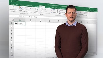 Computrain Excel How To 1: Automatische reeksen maken in Excel