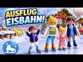Playmobil Geschichte Deutsch mit Familie Apfelbaum -⛸️✨Eiskönigin Pina auf der Schlittschuhbahn