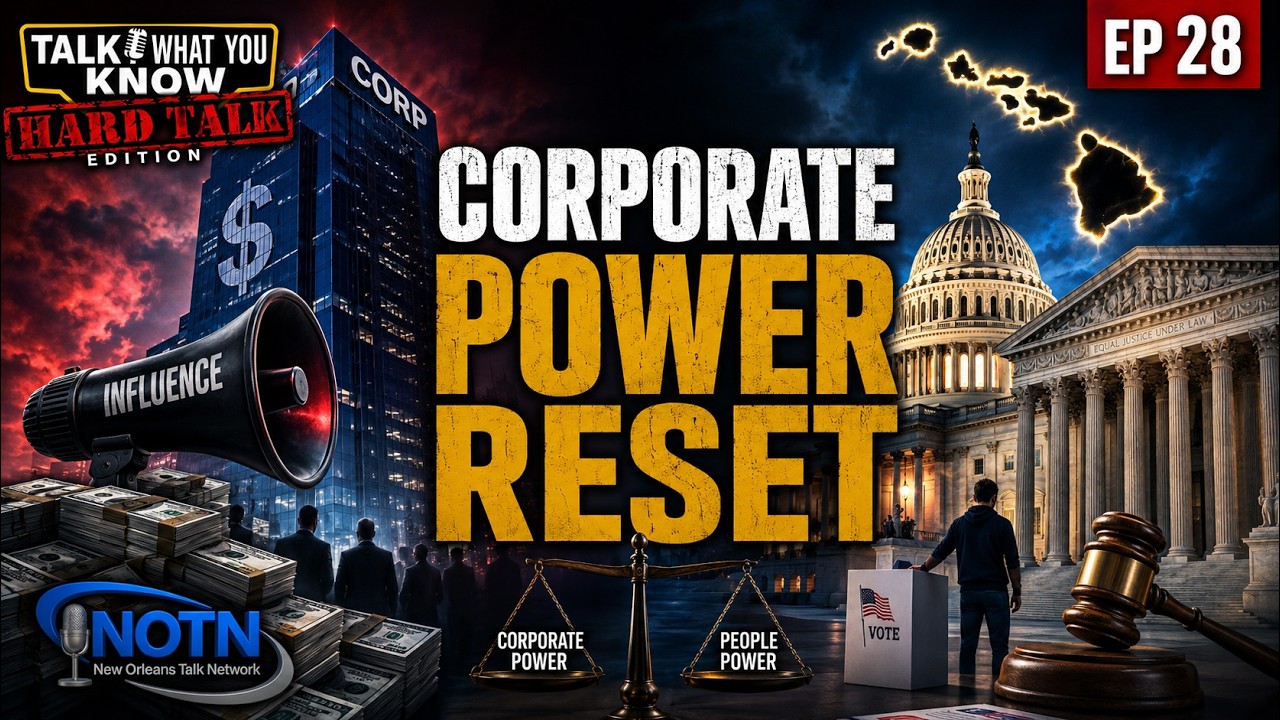 “The Corporate Power Reset” - Talk What You Know Ep 28