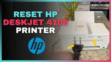How to Reset an HP DeskJet 4100 Series Printer