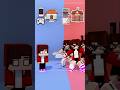 JJ and JJ Sister Dancing at School vs Home - MAIZEN Minecraft Animation #shorts