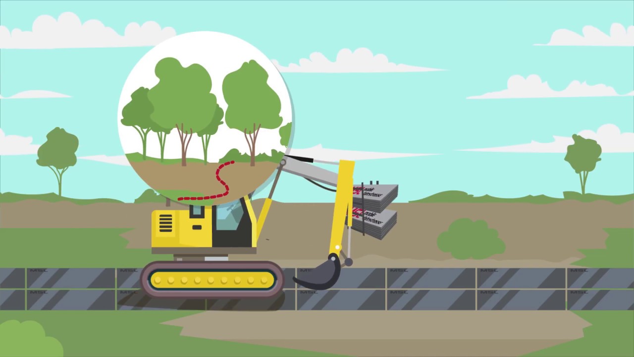 Mast – und Freileitungsbau (MSL mobile Fahrstrasse)