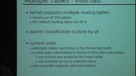 OpenBSD Network Stack Internals, Claudio Jeker
