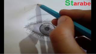 Eye Drawing Dessin Oeil رسم العين Artiste Anime For Beginners Step By Step
