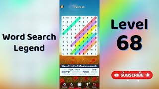 Word Search Legend Level 68 Answers 🔠 | Puzzle Game Answers & Tips | Go Answer screenshot 1