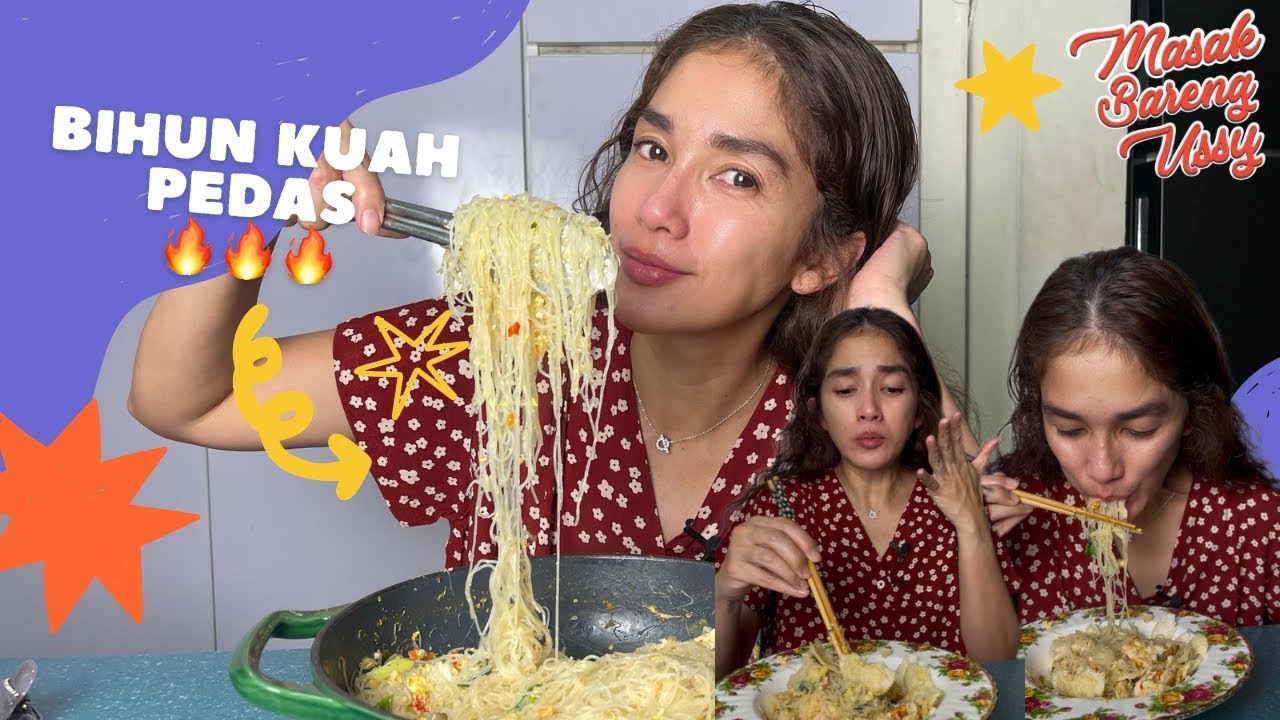 USSY NGIDAM BIHUN KUAH PEDAS!! LANGSUNG EKSEKUSI DI DAPUR!